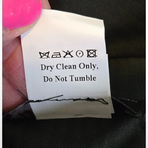 David Bishop NWT W34 X L30 Men's Black Pinstripe Dress Pants Made in Italy - Picture 5 of 14